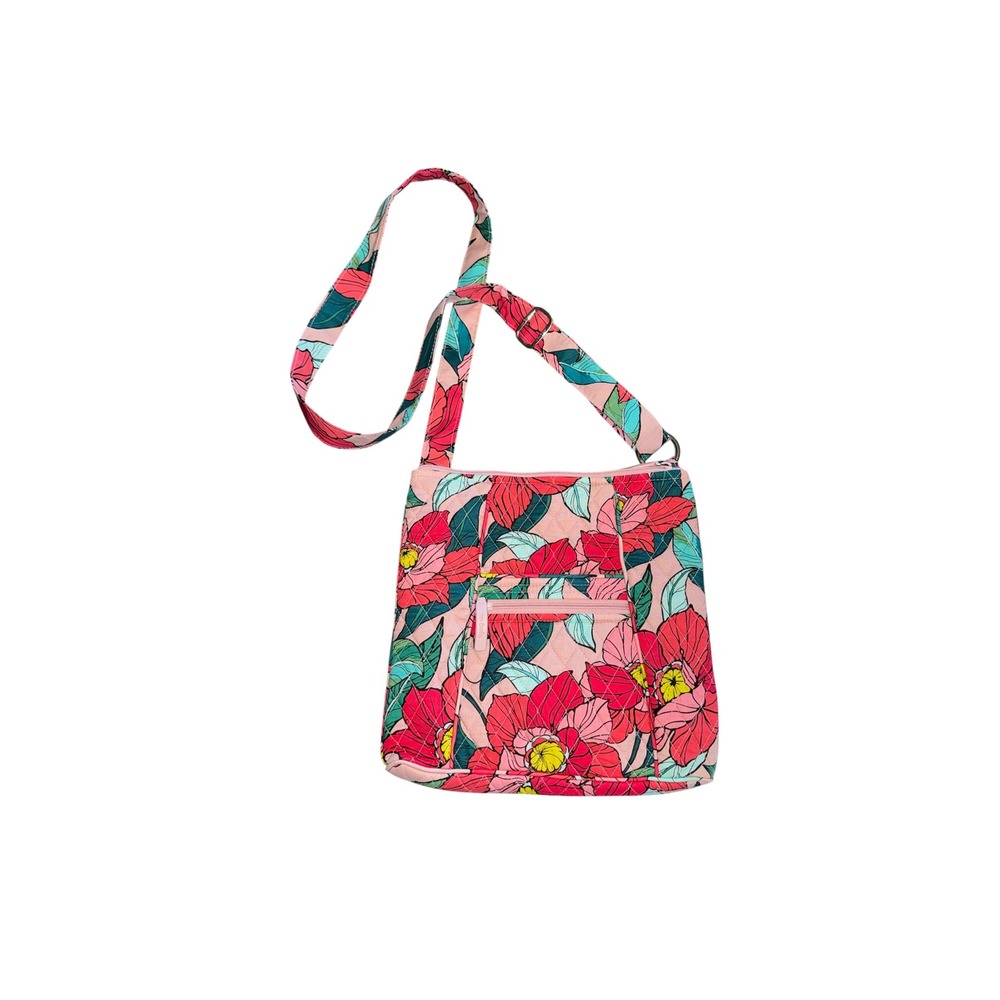 Vera Bradley Hipster in Vintage Floral Quilted Cotton Crossbody Bag